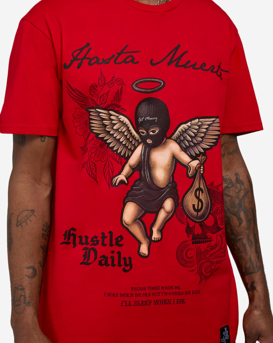 Shop Hasta Muerte HM Shaded Tattoo Tee HMSHADTTOO-RED red | SNIPES USA