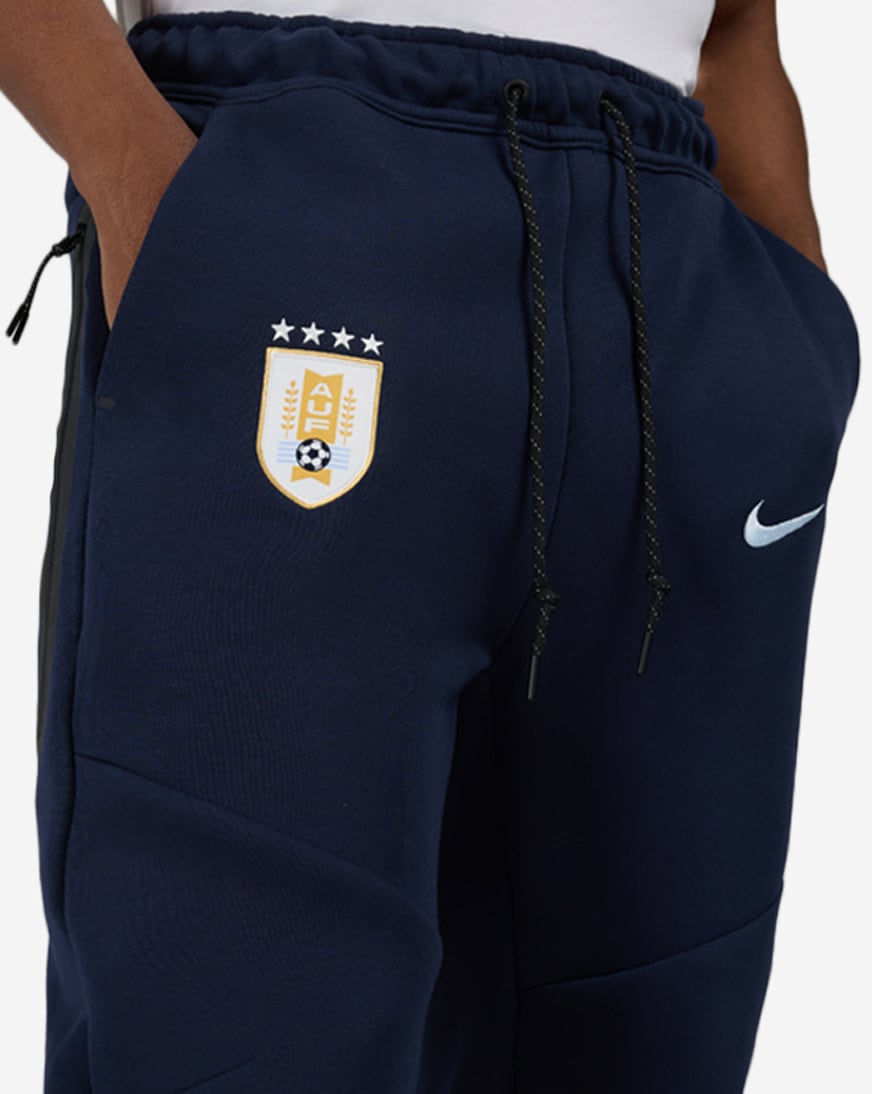 Shop Nike Uruguay Tech Fleece Soccer Joggers IO4721-451 blue