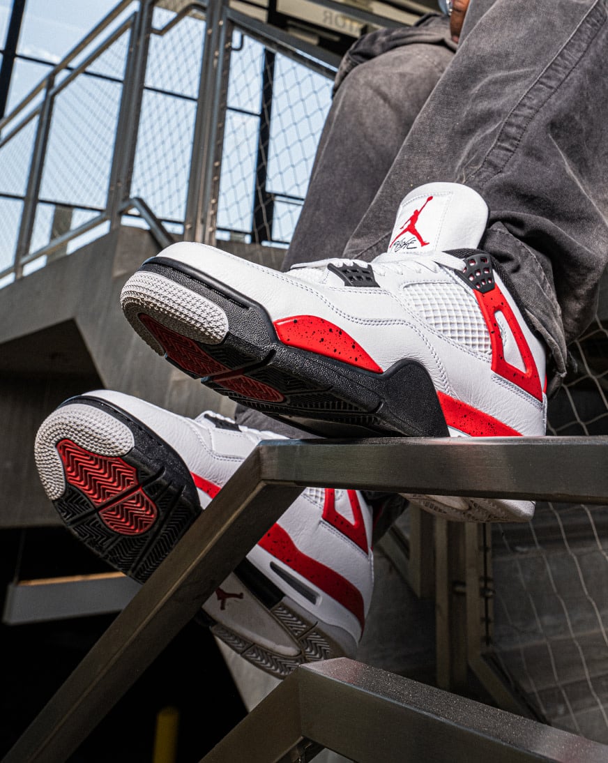 Shop Jordan Grade School Air Jordan 4 Retro 408452-161 white