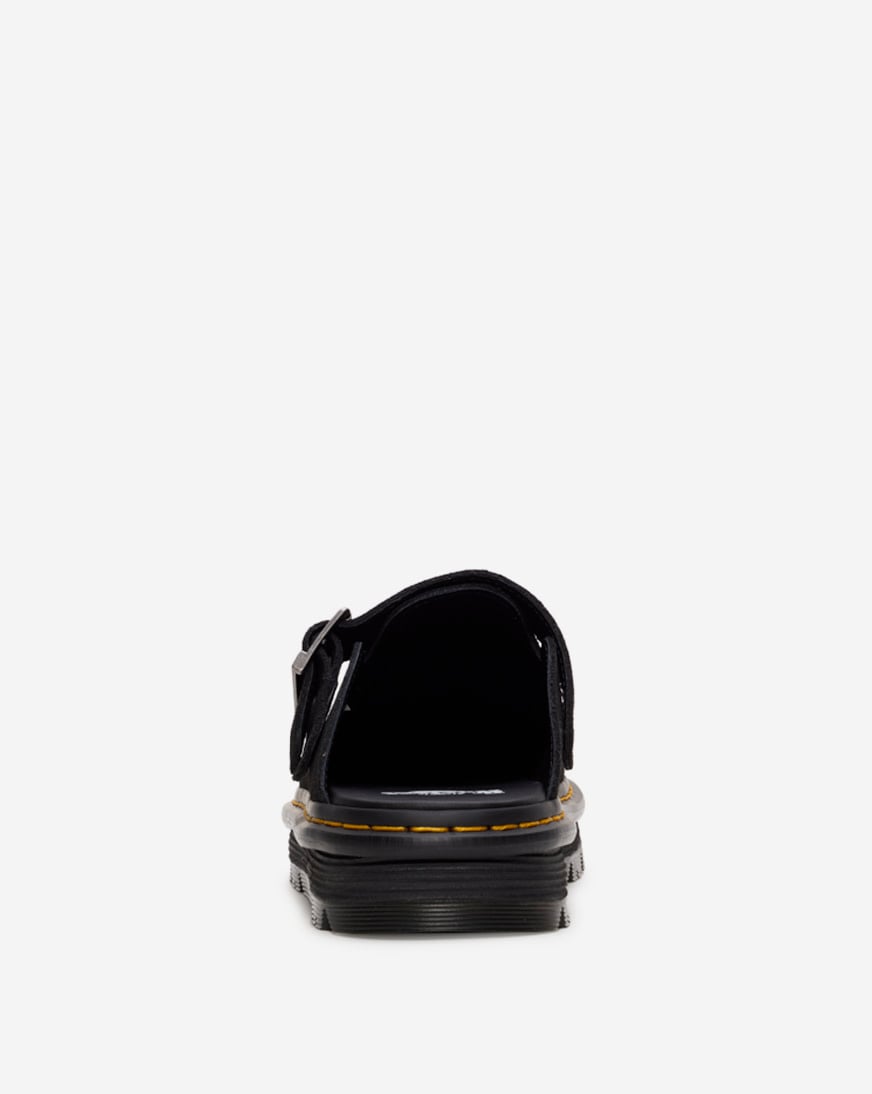 Shop Dr. Martens Zebzag Suede Slingback Platform Mules