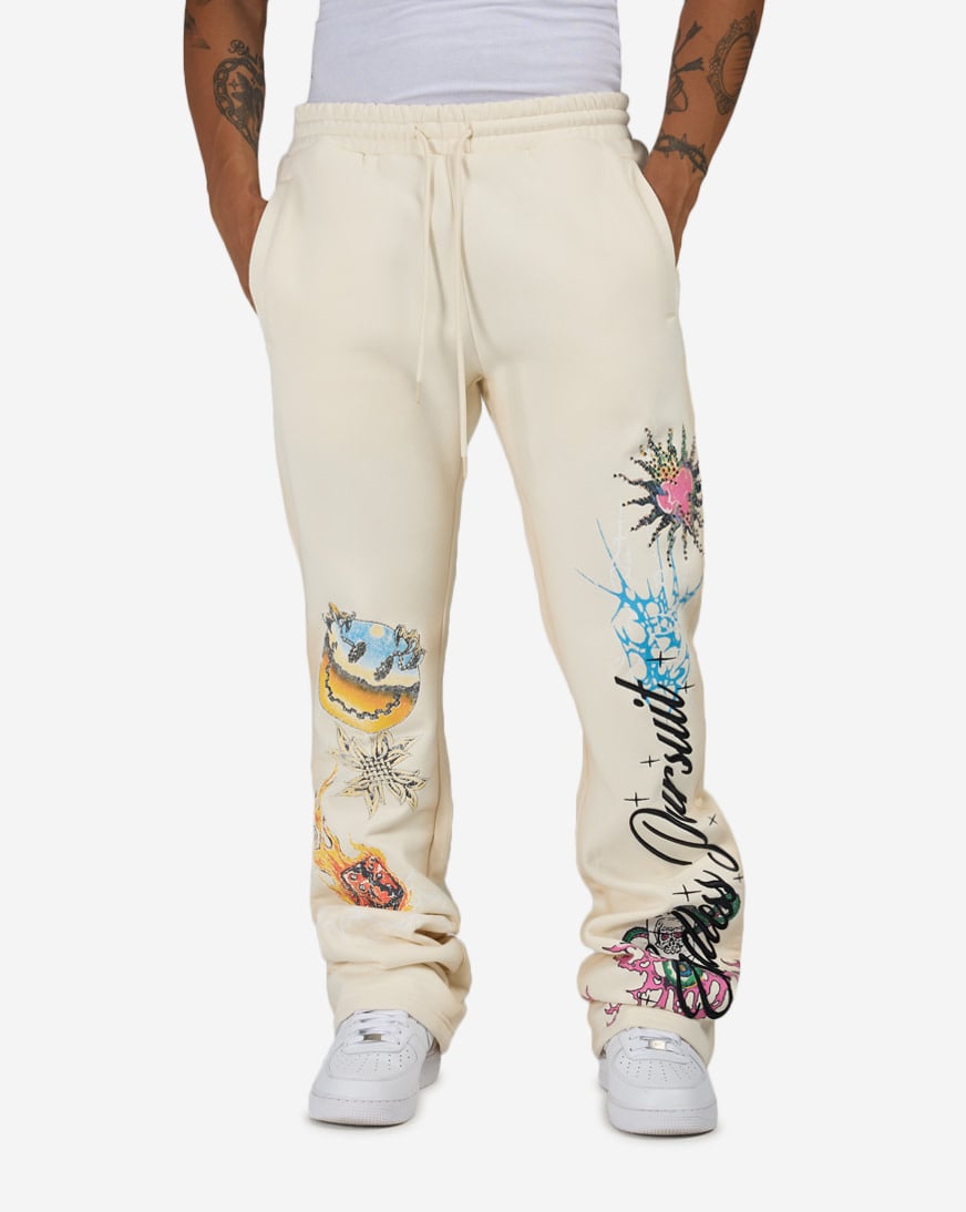 Shop Smoke Rise Endless Pursuit Fleece Pant FP26F542SNZ-DOV cream