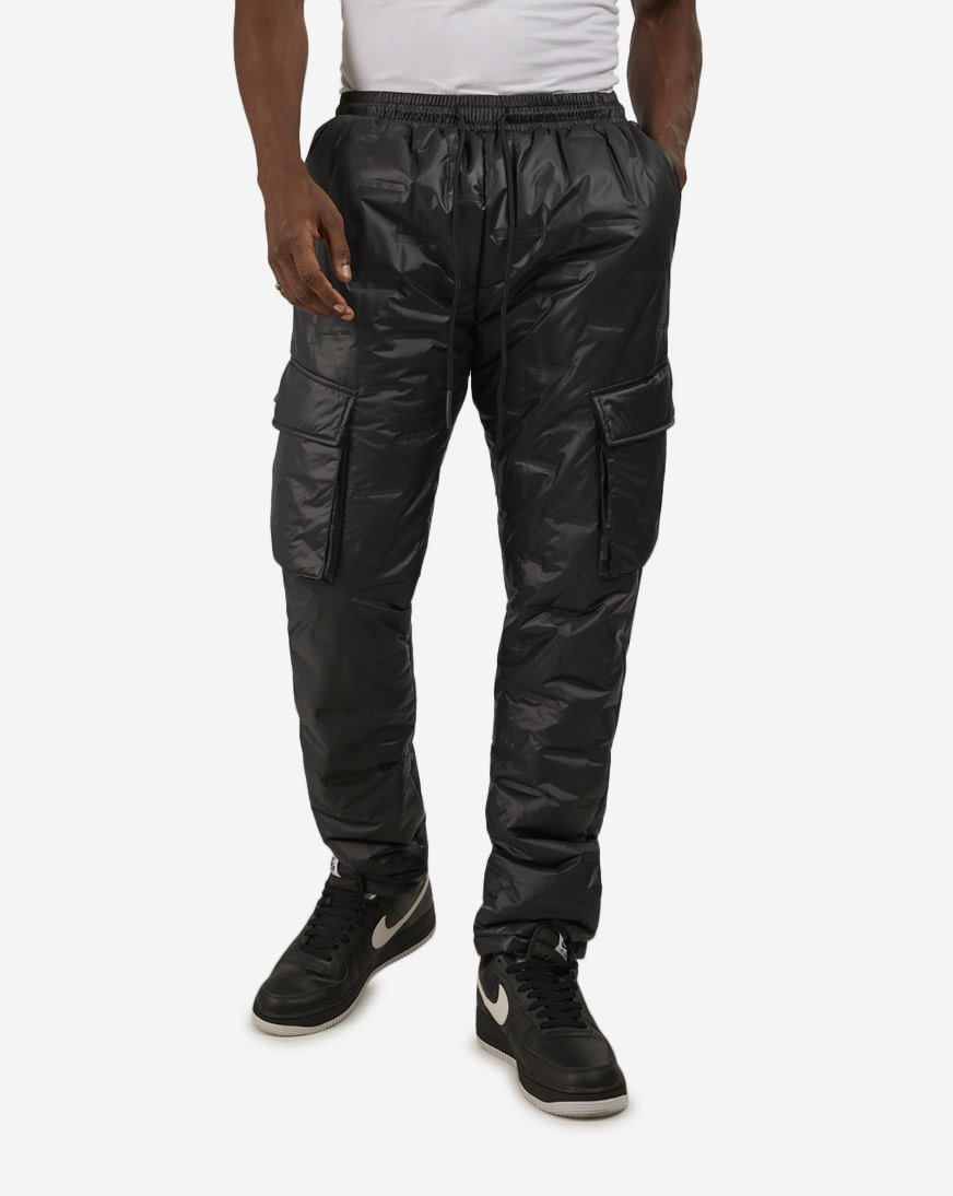 【SATIIIZ】Dinber Multi Cargo Nylon Pants 042 Steven Cargos Waterproof Techwear Pants | Reindee Lusion