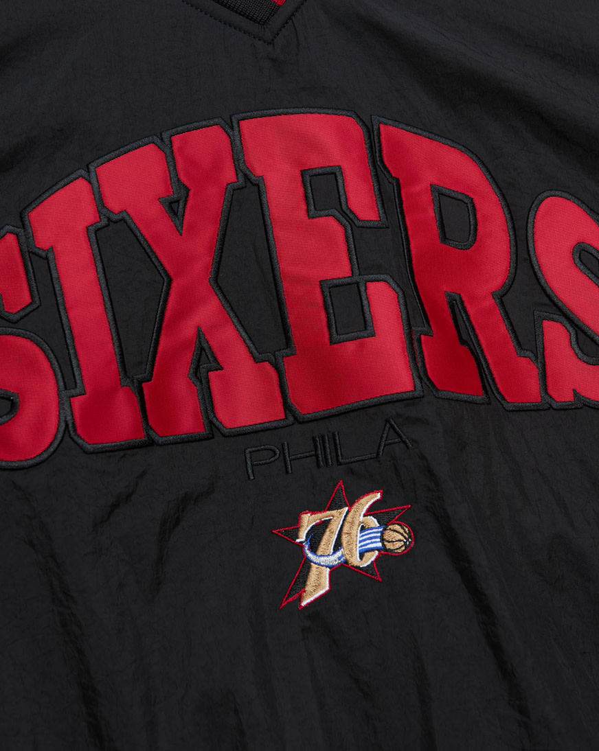 76ers ベロアジャージ スロウアップジャージ 2XL 刺繍NBAヒップホップ STARTER - 76ers セットアップ ジャージ STARTER スターター NBA