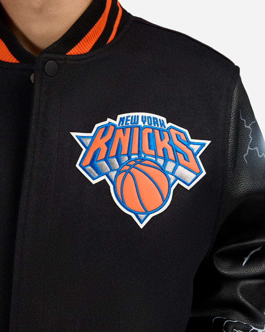 Shop PRO STANDARD New York Knicks Lightning Jacket BNK6517045-BOR