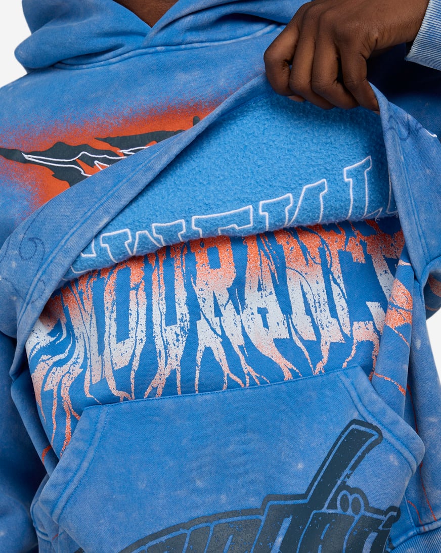 Shop Smoke Rise Dystopian Hoodie FO24657SN-BLU blue | SNIPES USA