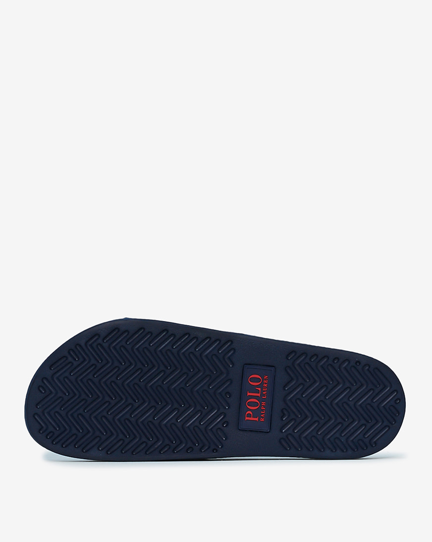 Shop Polo Ralph Lauren Pony Slides 809852071002 blue