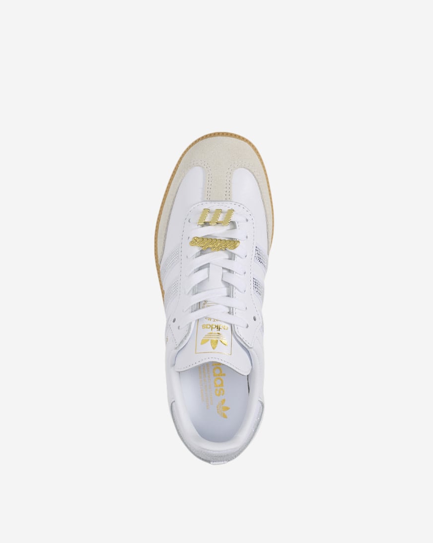 adidas gazelle silver green womens adidas Women's Samba OG Gold Metallic / White main image 1