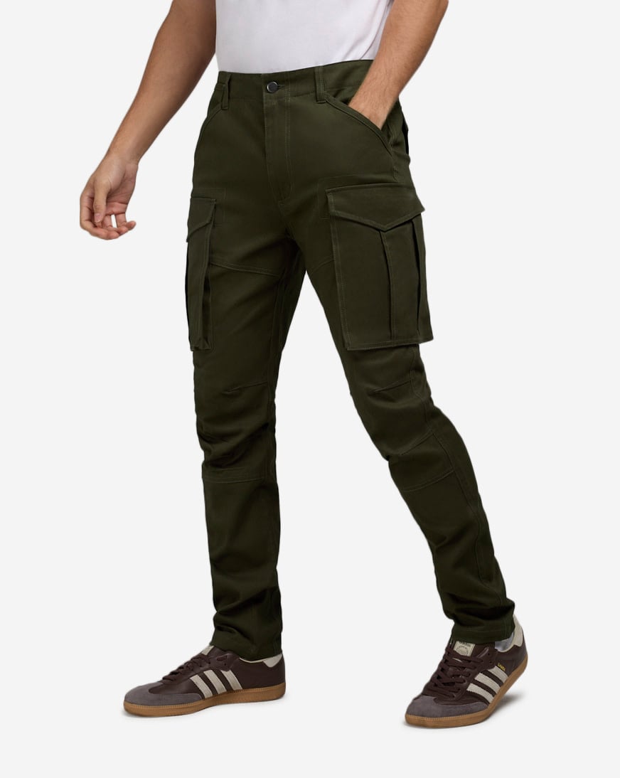 Shop American Stitch Basic Twill Cargo Pant HD18107-OLV green