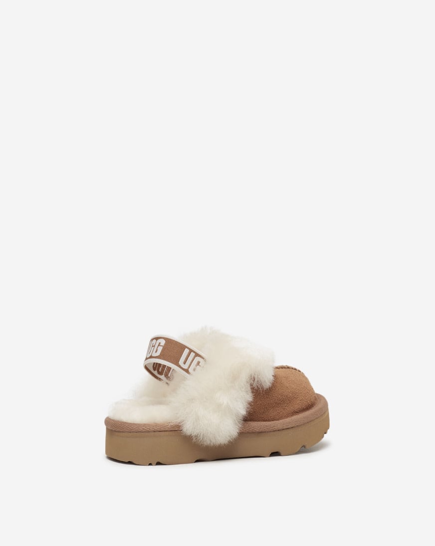 【UGG】KIDS' FUNKETTEサンダル Shop UGG Toddler Funkette Slippers 1130395CHEI yellow