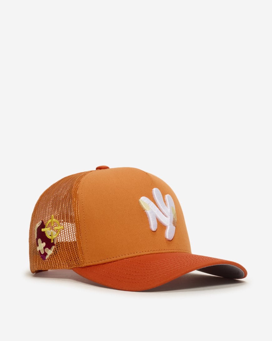 Shop Field Grade NY Kurve King Twill Mesh Back Trucker Hat 1006396