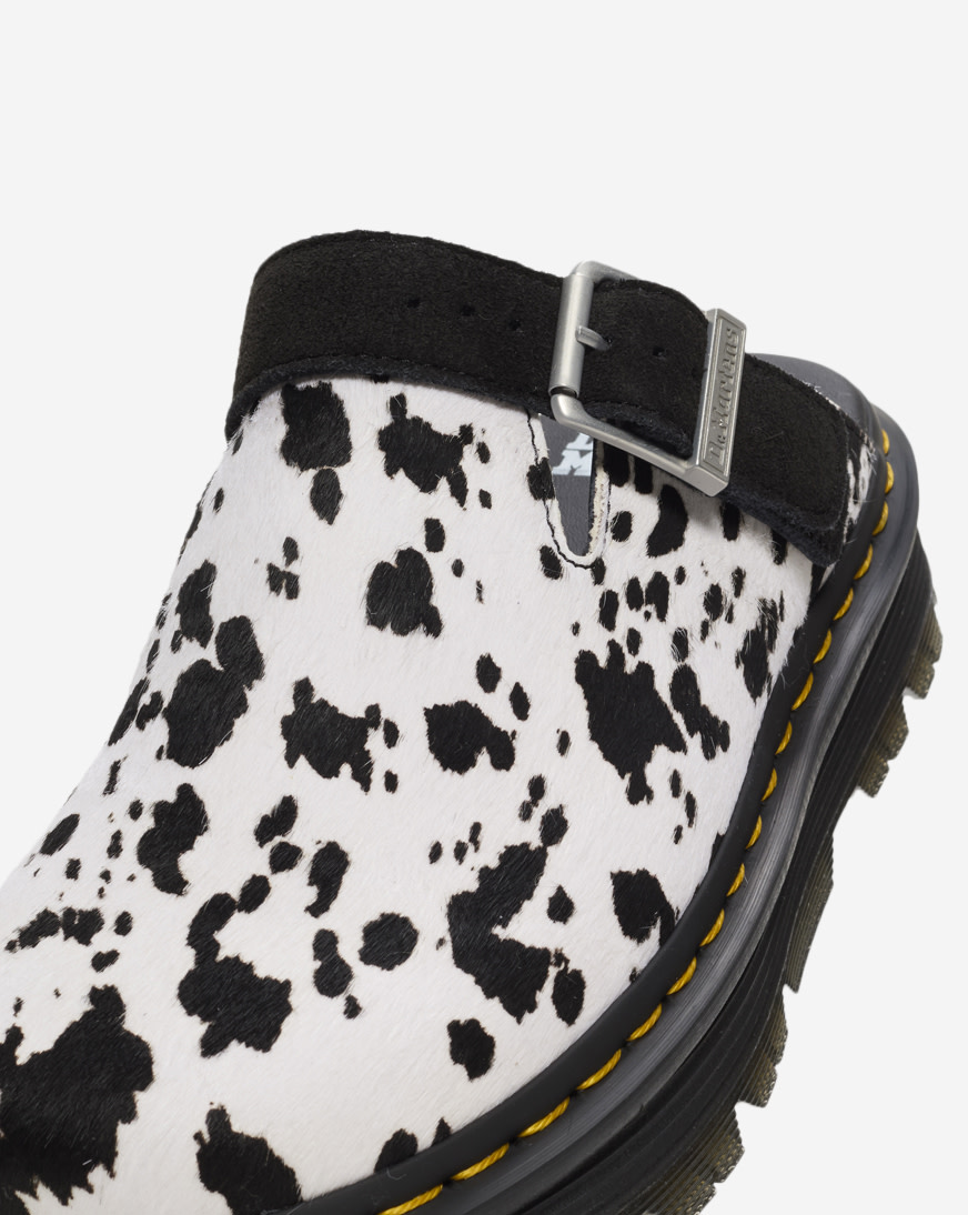Shop Dr. Martens Zebzag Suede Slingback Platform Mules 42850100