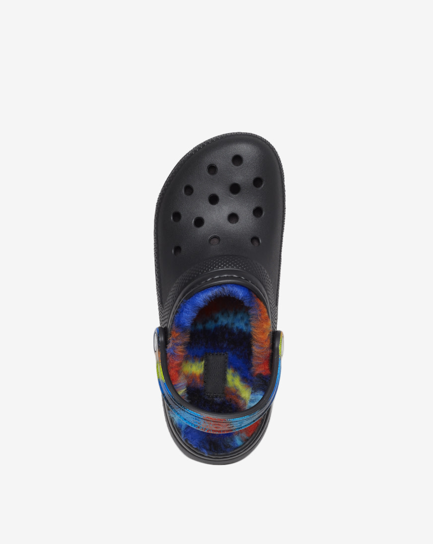 Navy tie sales dye lined crocs