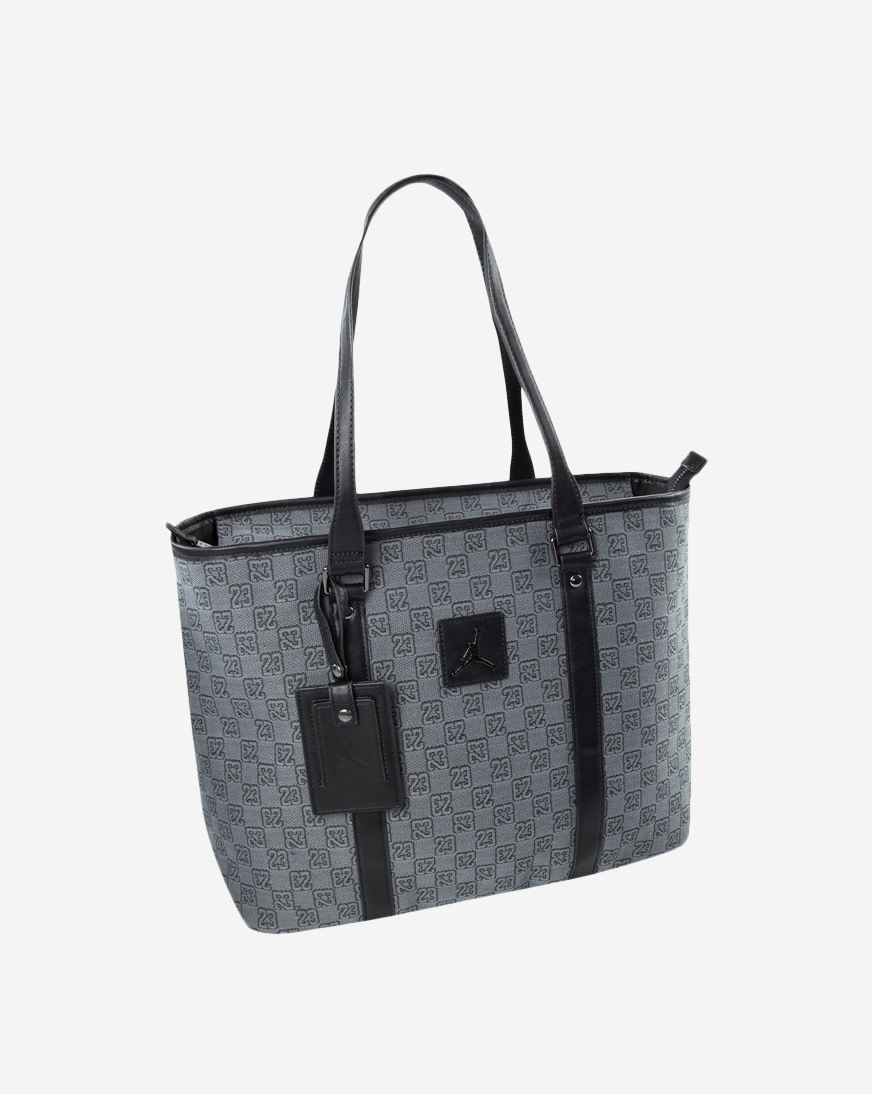 Shop Jordan Monogram Tote Bag MA0896-G9Q grey | SNIPES USA