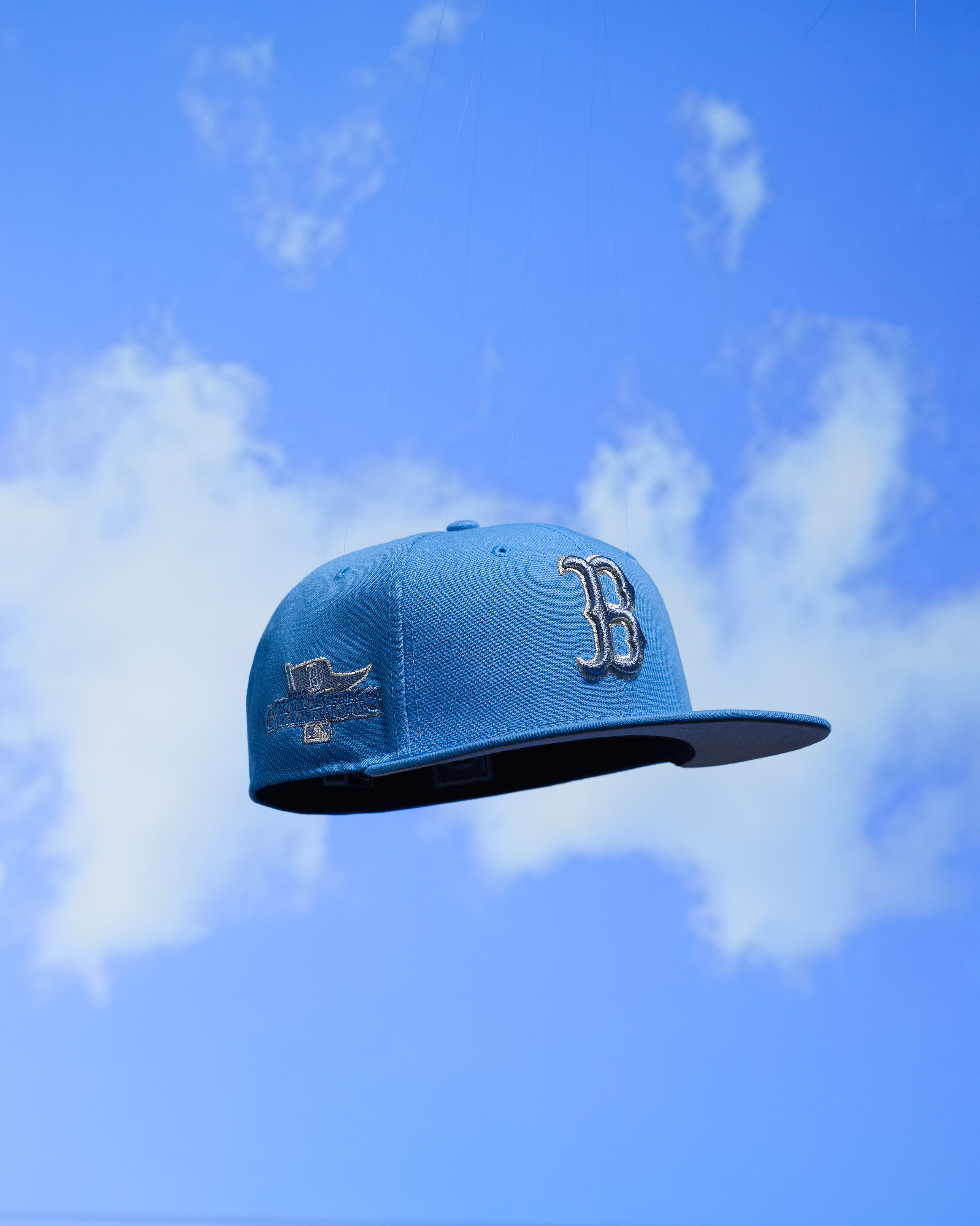 Shop New Era 59Fifty Boston Red Sox Fitted Hat 71015709 blue