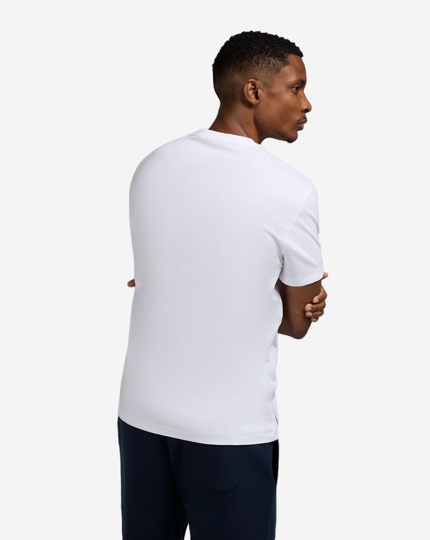 Tシャツ・カットソー Ralph Lauren FW25 JERSEY T-SHIRT (710 680 785 003 WHITE) POLO RALPH LAUREN - Men's Custom-Slim fit logo T-shirt - GH