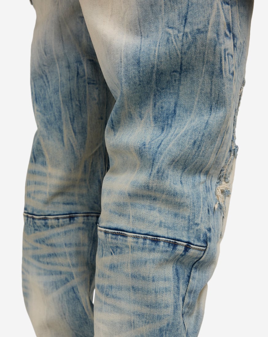 Shop Smoke Rise Vintage Wash 5Pkt Straight Jeans JP25503SNZ-TINT