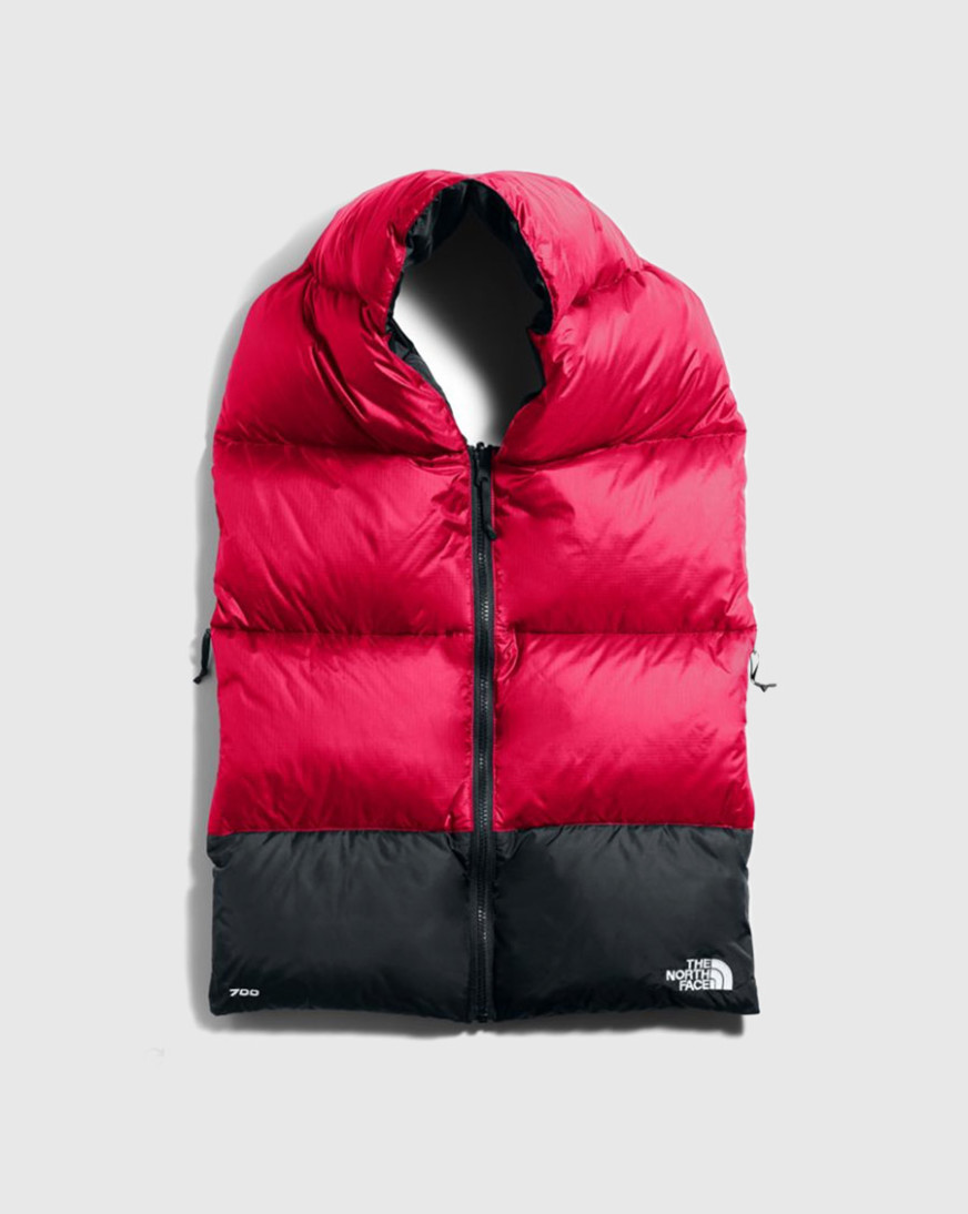 Shop The North Face Nuptse Scarf NF0A3FMI-682 red | SNIPES USA