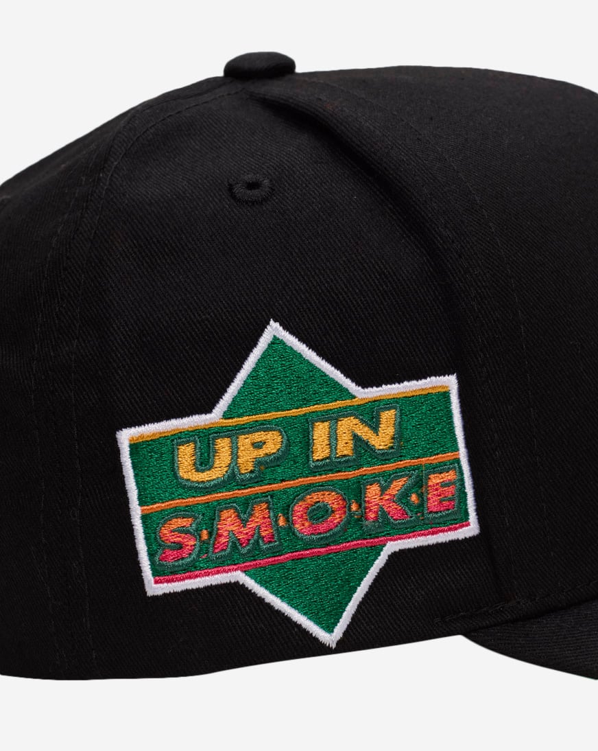 Field Grade Sorry I'm High Twill Trucker Hat in Black | 1005678, image size:872x1094