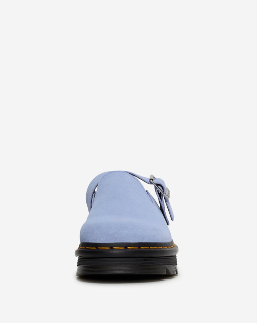 Shop Dr. Martens Zebzag Suede Slingback Platform Mules 31937402