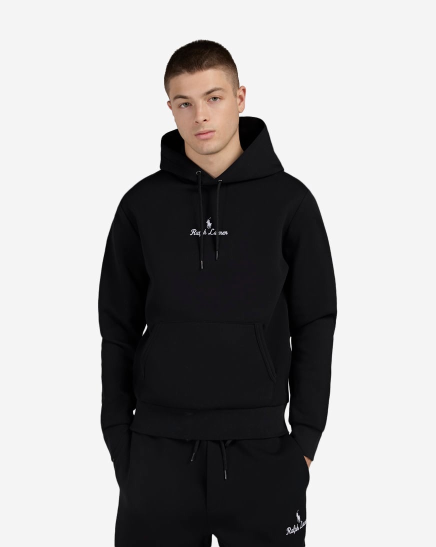 Shop Polo Ralph Lauren Tech Graphic Embroidery Script Hoodie