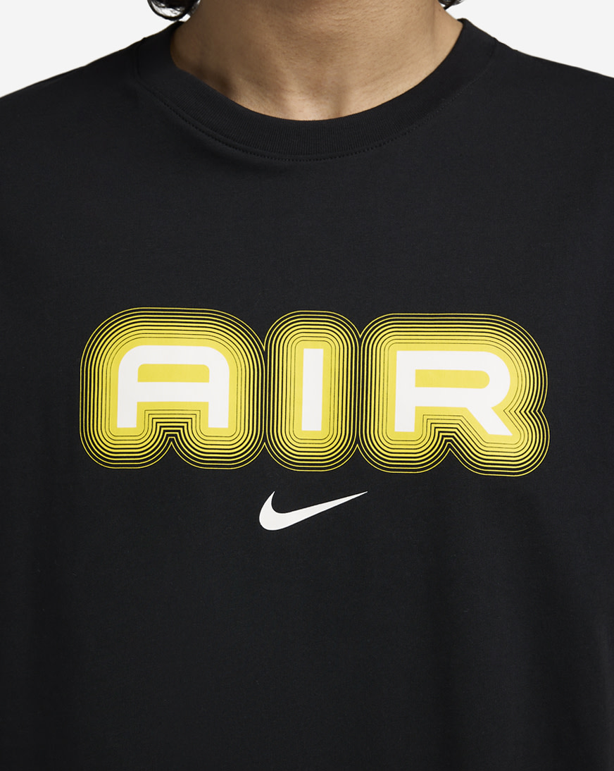 black and gold nike air shirt