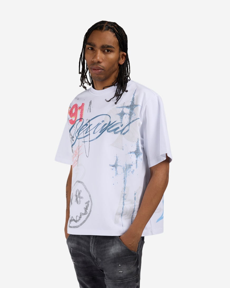 Shop Smoke Rise Smiley Tee KT26S425SN-WHT white | SNIPES USA