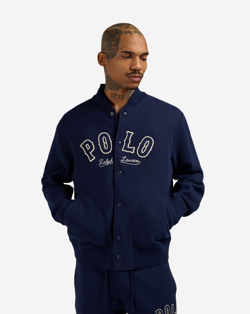 Shop Polo Ralph Lauren The RL Fleece Western-Logo Jacket