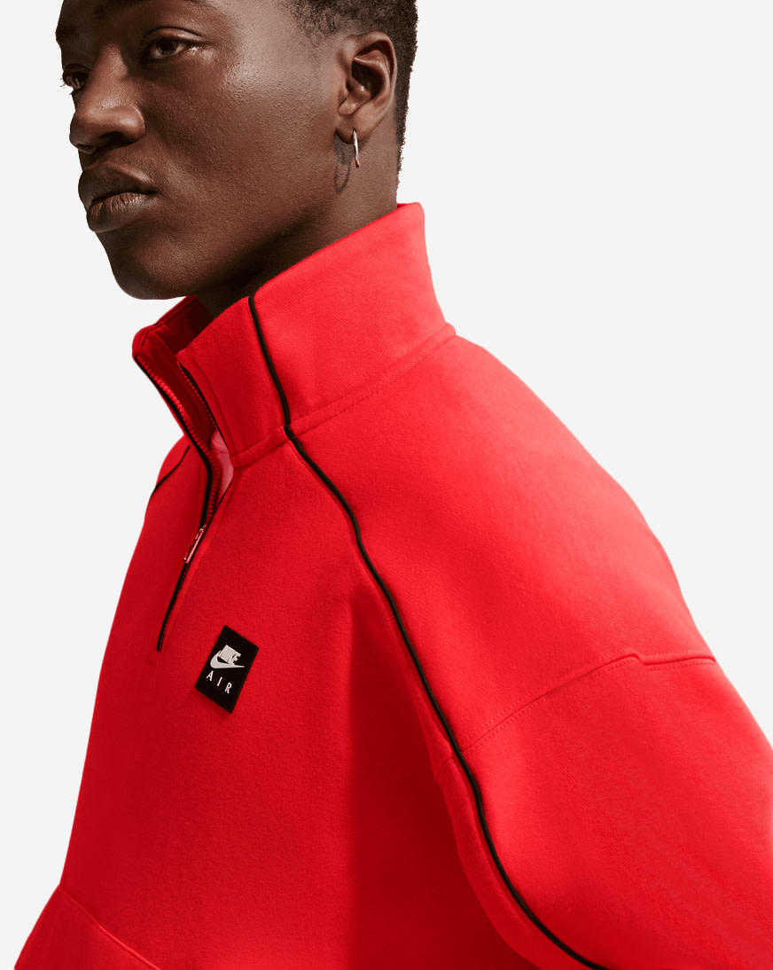 トップス REDBERRY Shop Nike Air Fleece Quarter-Zip Top II3143-696 red | SNIPES USA