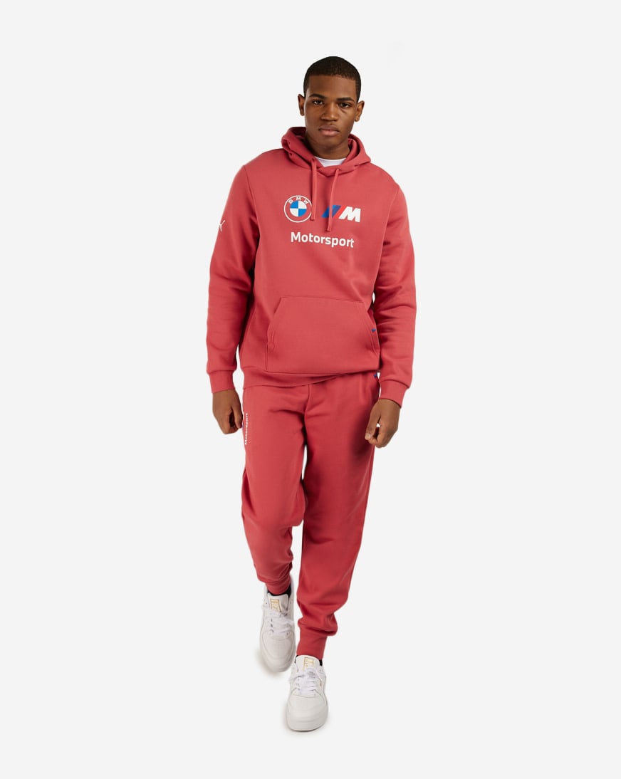 Shop PUMA BMW Motorsport Essential Fleece Pants 62130210 red 