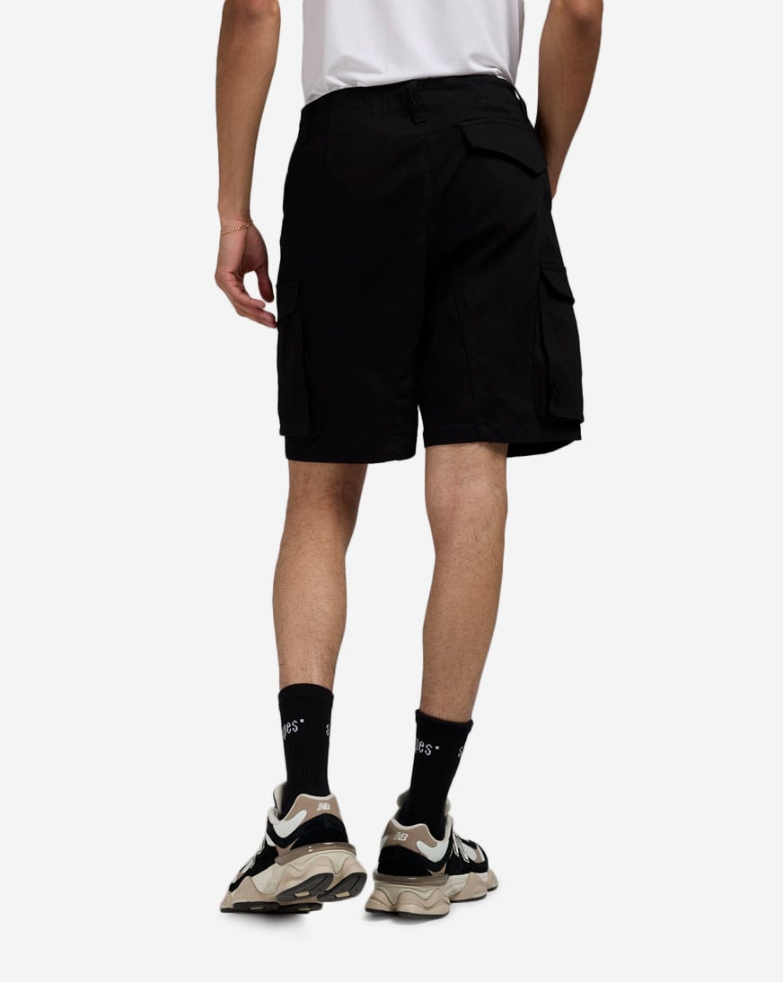 Shop American Stitch Twill Cargo Shorts SS23S812-BLK black