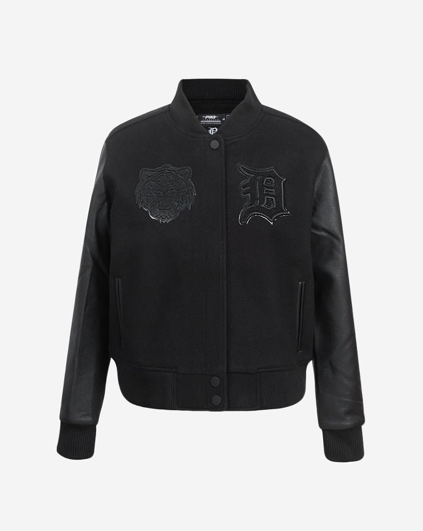 Shop PRO STANDARD Detroit Tigers Triple Black Wool Varsity