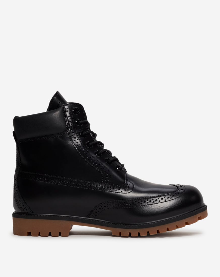 Shop Timberland Heritage 6-Inch Waterproof Boot TB0A2A8VW02 black