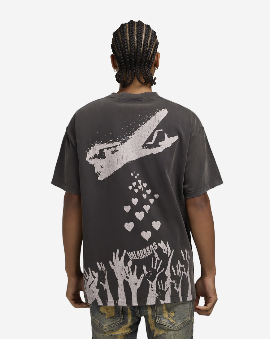 Shop Valabasas Send Love Tee VLBS91082-VIN black | SNIPES USA