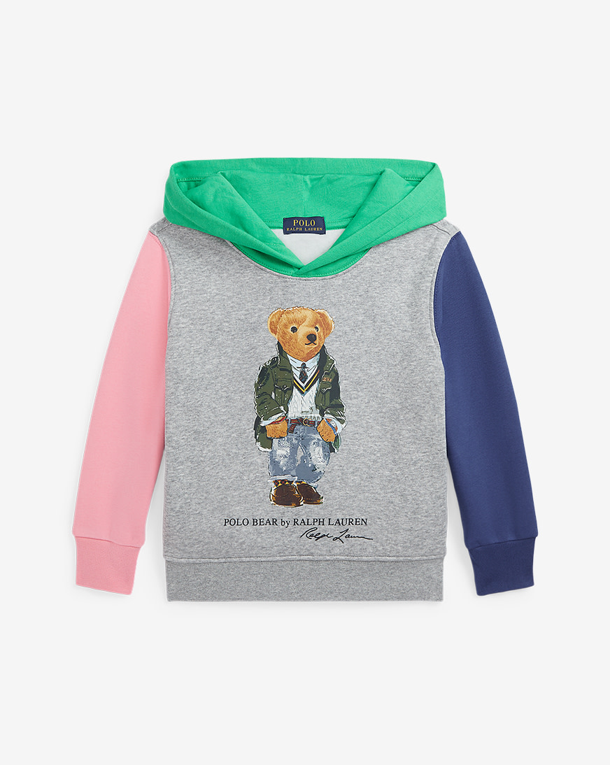 Polo Ralph Lauren Pre-School Polo Bear Color-Blocked Fleece Polo Ralph Lauren Pre-School Polo Bear Color-Blocked Fleece