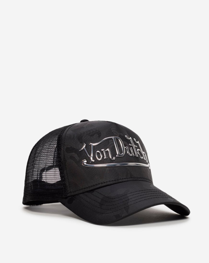 Shop Von Dutch Chromatic Trucker Hat VDHH0060 black | SNIPES USA display picture 1