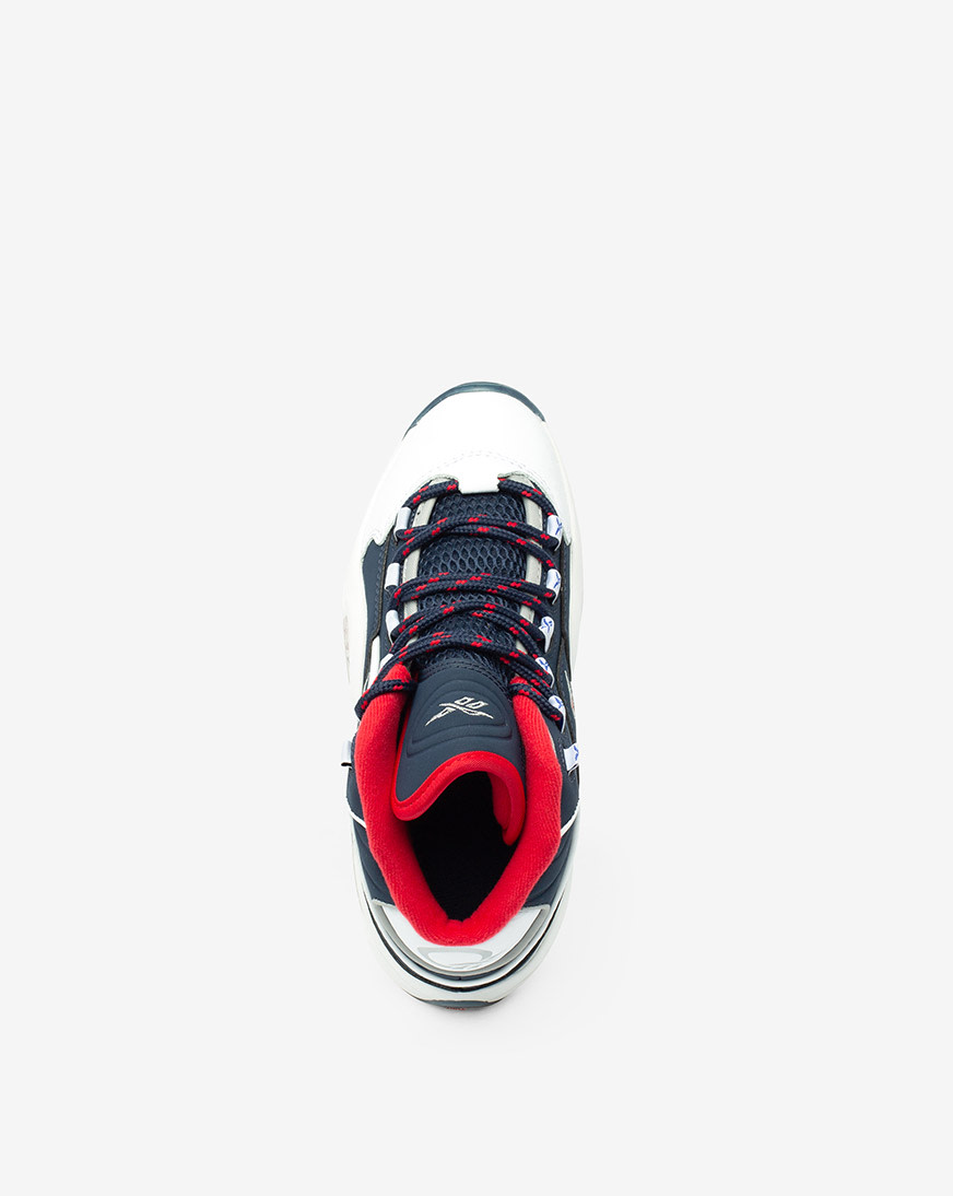 Reebok Question Mid USAホワイト/ネイビー/レッド Sneakers Release – Reebok Question Mid “USA&