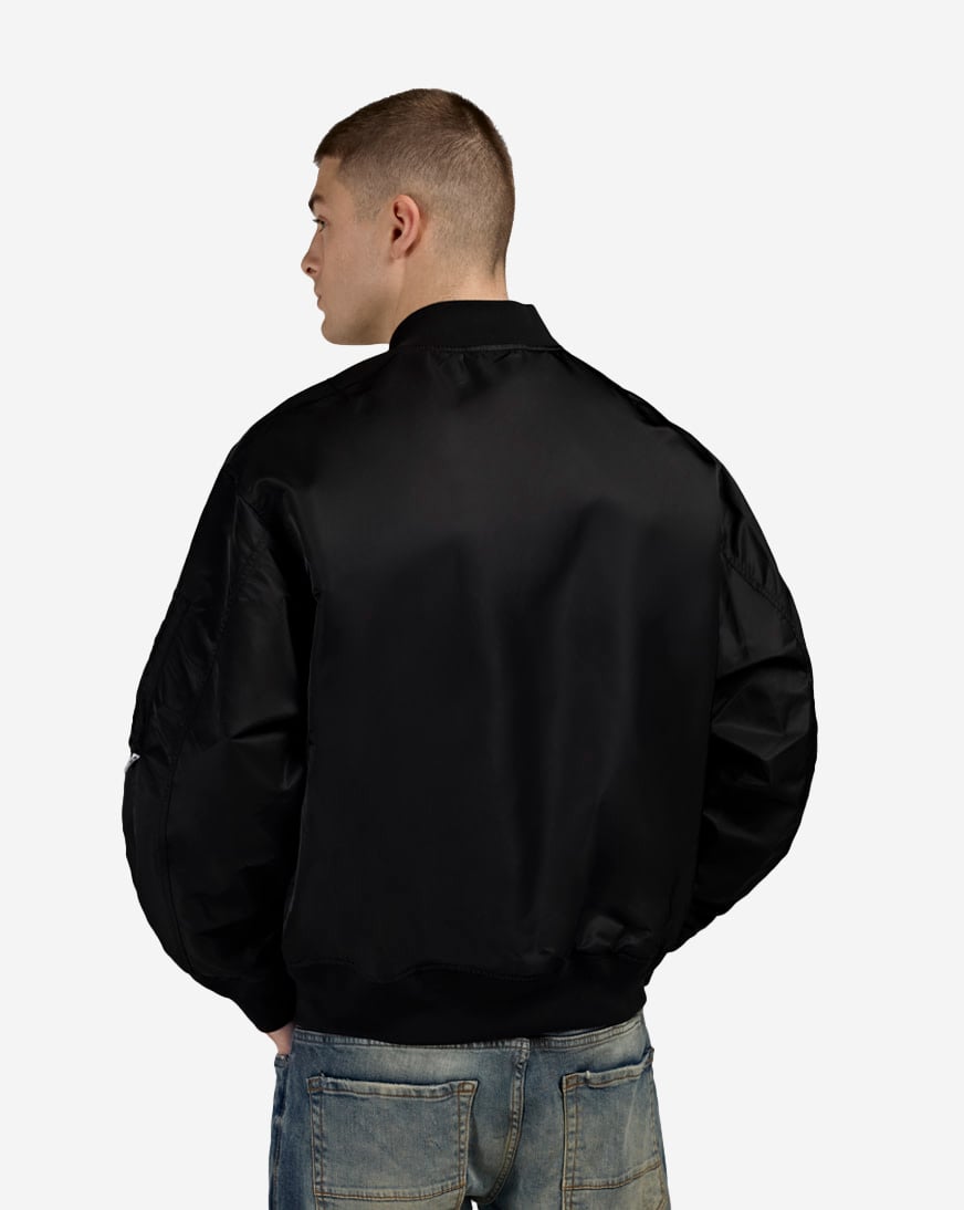 Shop AAPE MA1 Bomber Jacket AAPLJM7728XXP-BKX black | SNIPES USA