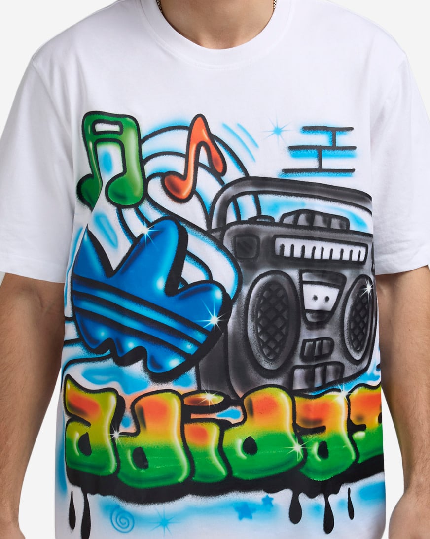 【ADIDAS】Onderrun 3S Tee JD2276 CLOTHING - Own the Run 3-Stripes Tee - Purple | adidas Oman