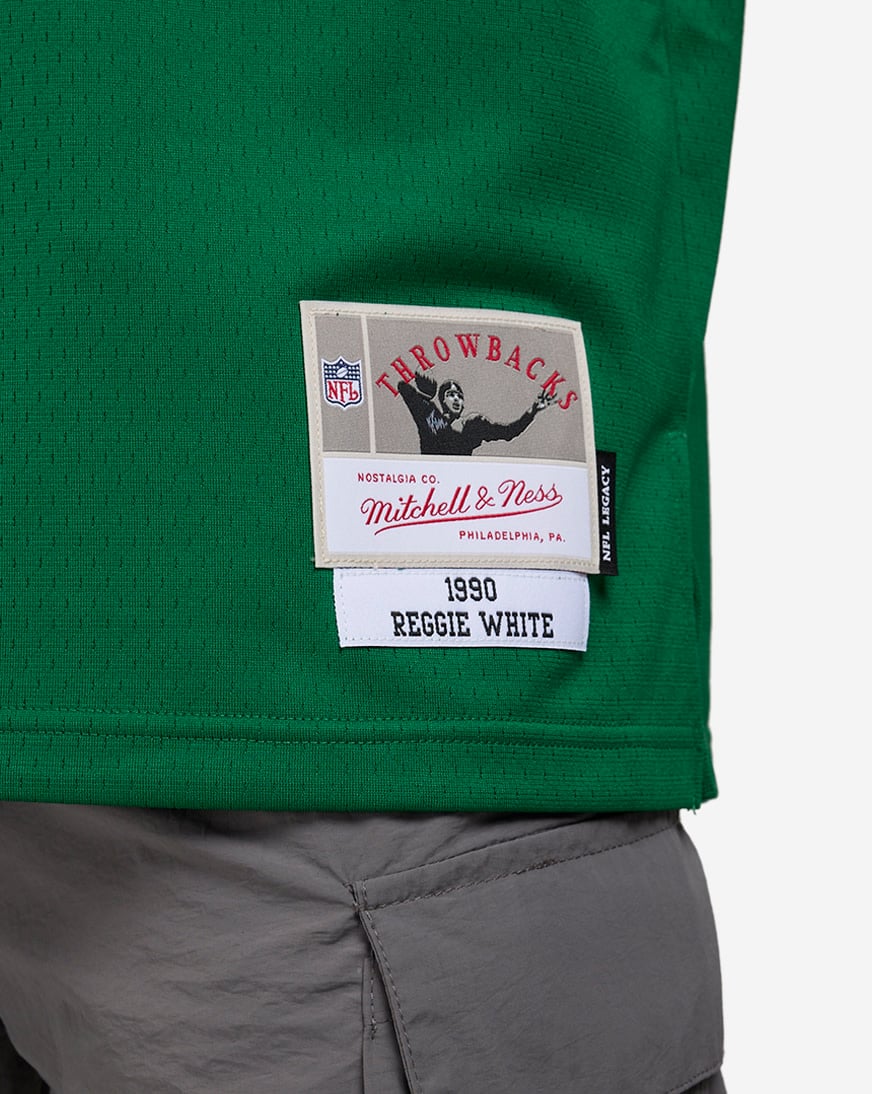 Shop Mitchell Ness Philadelphia Eagles White Legacy Player Jersey