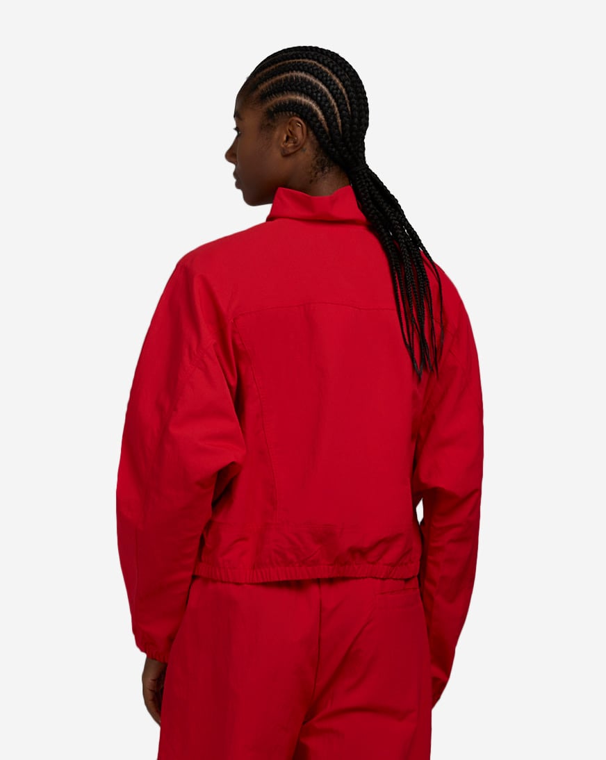 Shop Nike Woven Full Zip Jacket HJ0999-657 red | SNIPES USA
