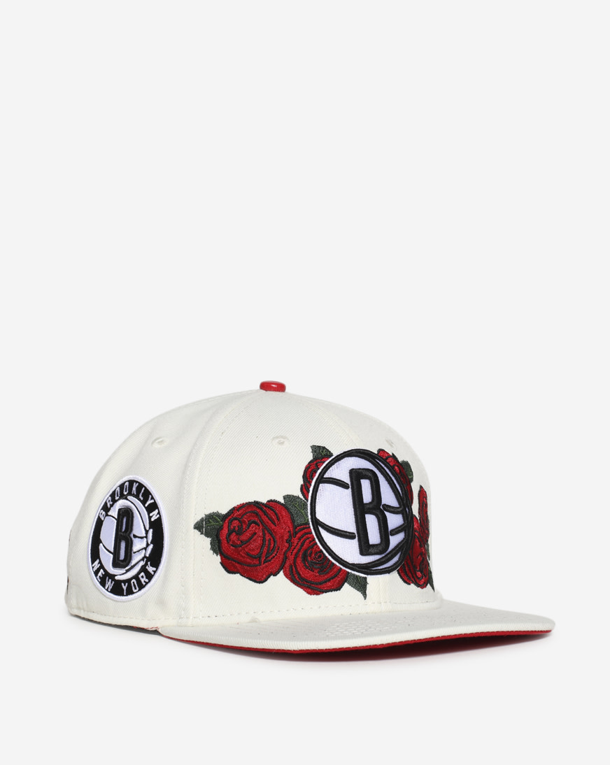 Shop Nike Brooklyn Nets Roses Snapback Hat BBN755872-EGG white Shop Nike Brooklyn Nets Roses Snapback Hat BBN755872-EGG white