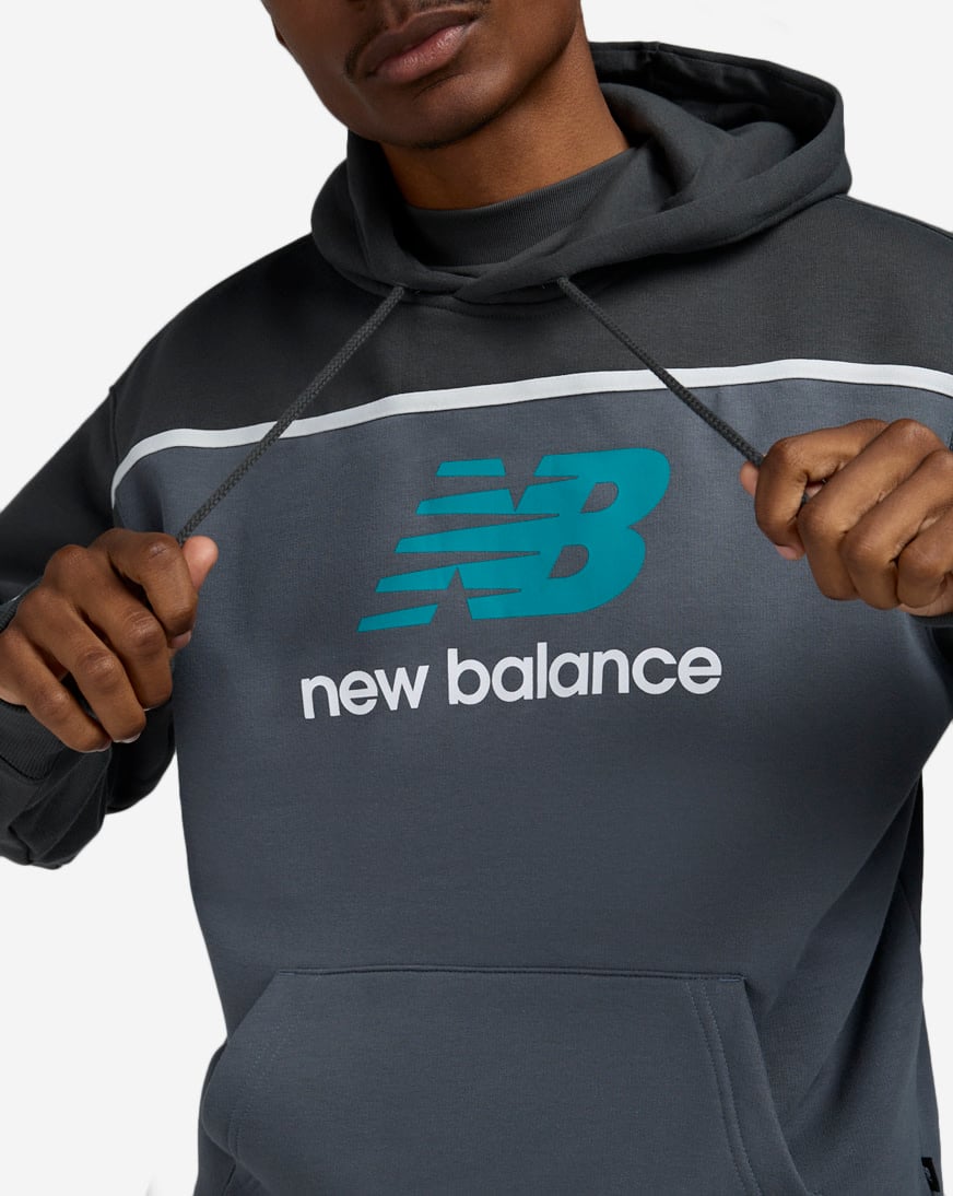New Balance M MET24 Logo Hoodie BK 国内発送 セール】New Balance ニューバランス M MET24 Logo Hoodie