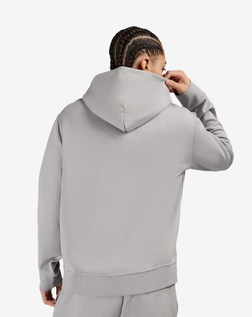 Shop Polo Ralph Lauren Double Knit Tech Hoodie 710881517092-SGREY