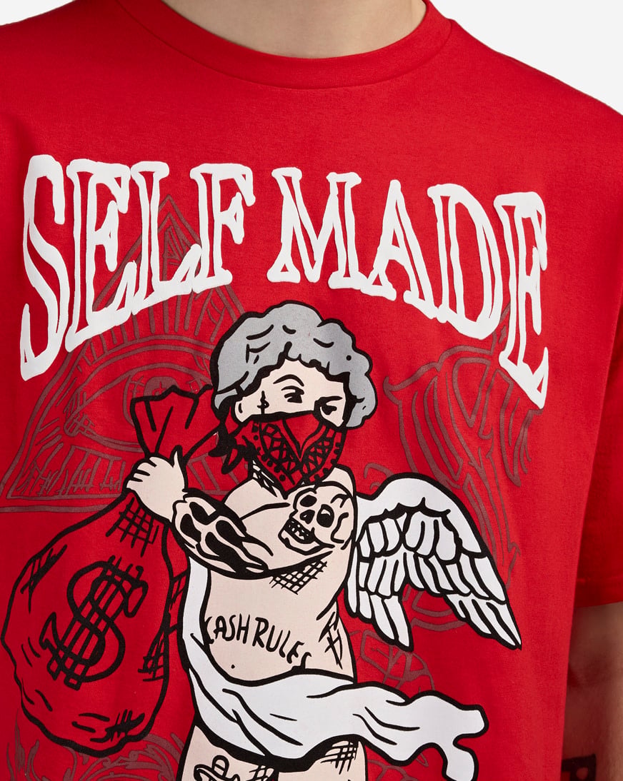 Shop Graphic Tees Self Made V-Day Tee RCS6TM-252 red | SNIPES USA