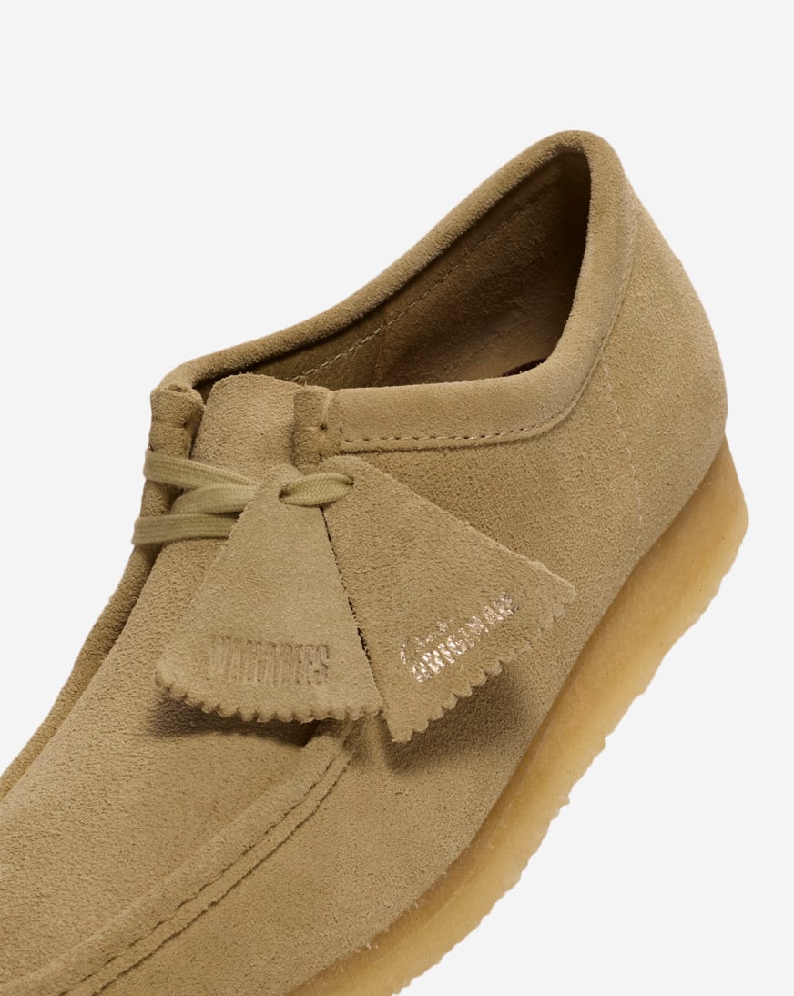Clarks Wallabee ベージュ スエード Shop Clarks Wallabee Suede 26155515 beige | SNIPES USA