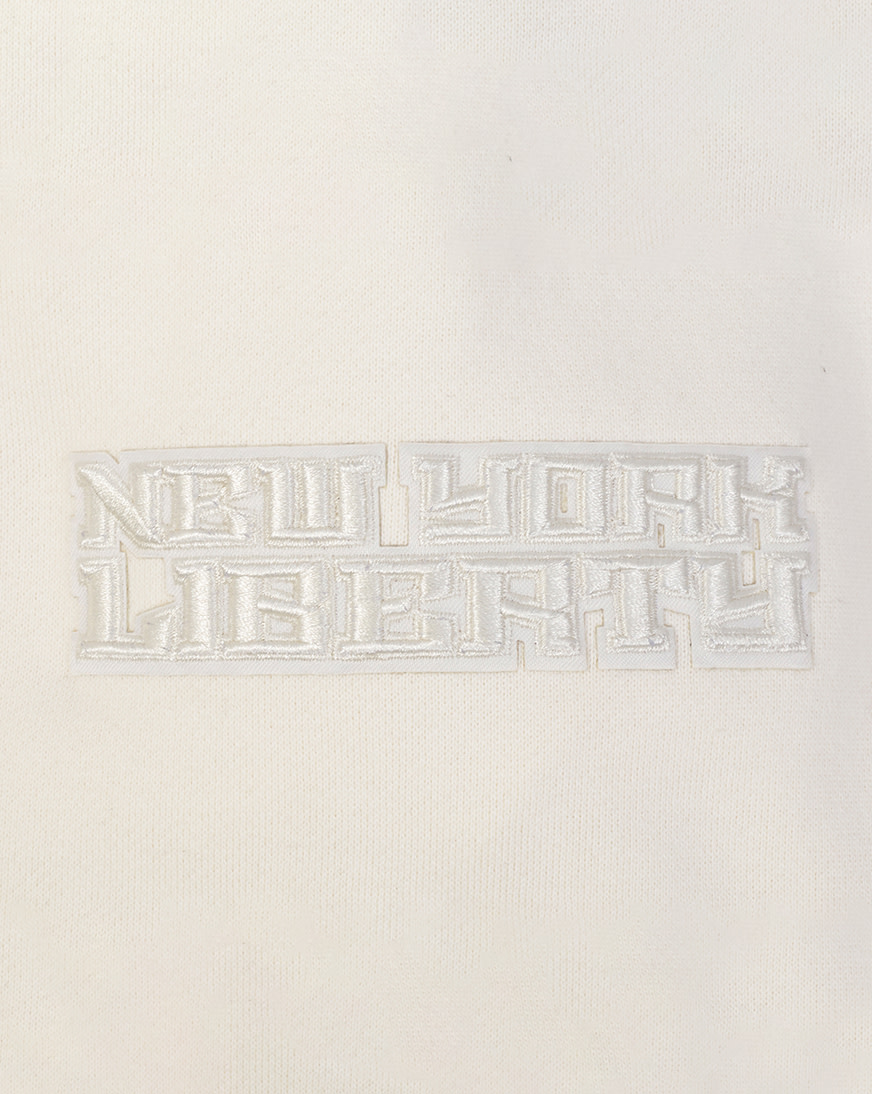 Shop PRO STANDARD New York Liberty Neutral Drop Shoulder Fleece