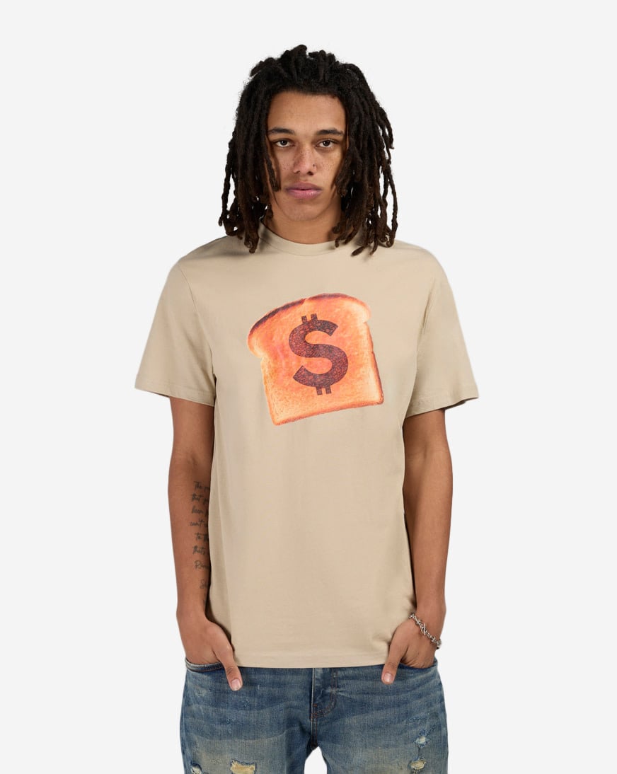 Shop Mister Tee Bread Tee MTUS483-US-03872 beige | SNIPES USA