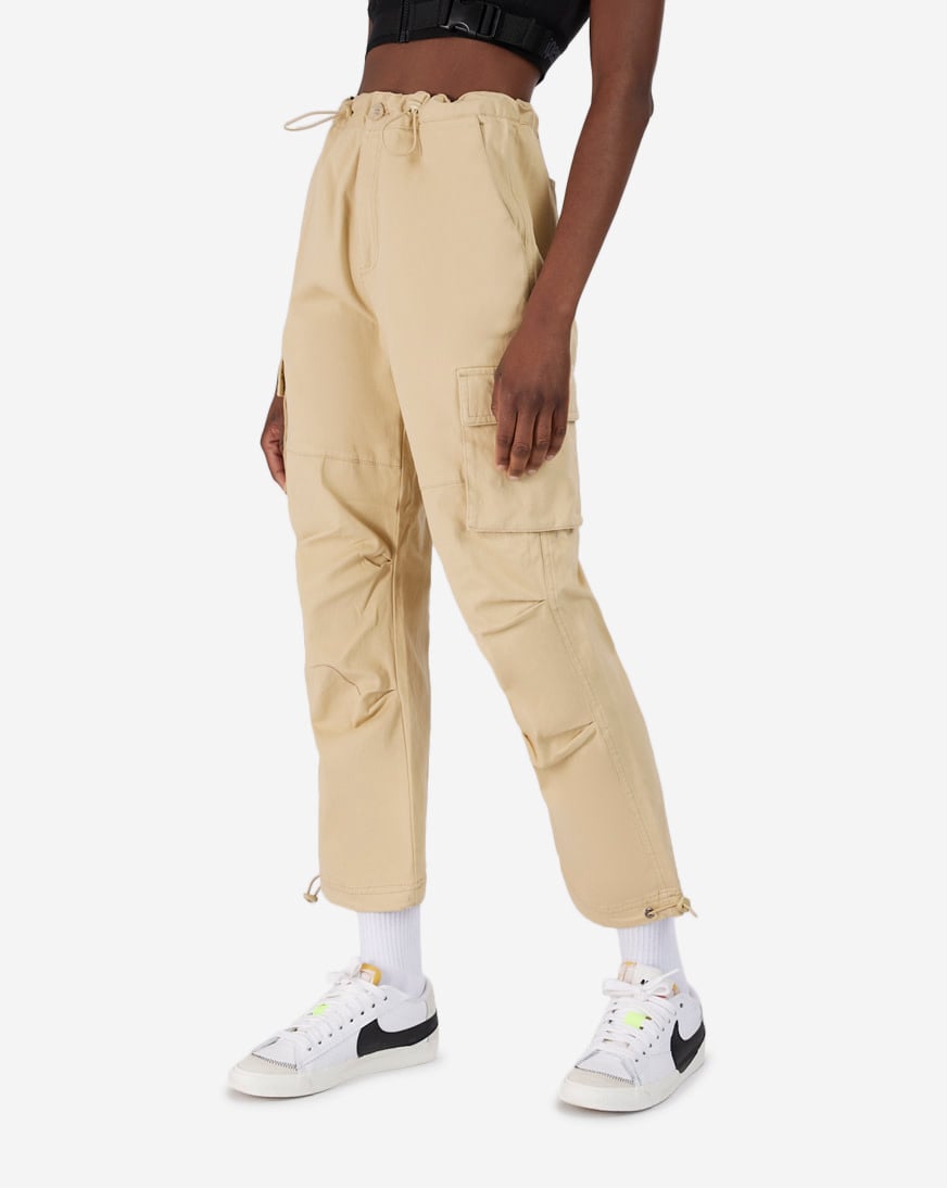 Shop Allure Toggle Cargo Pants CP712-WAL brown | SNIPES USA