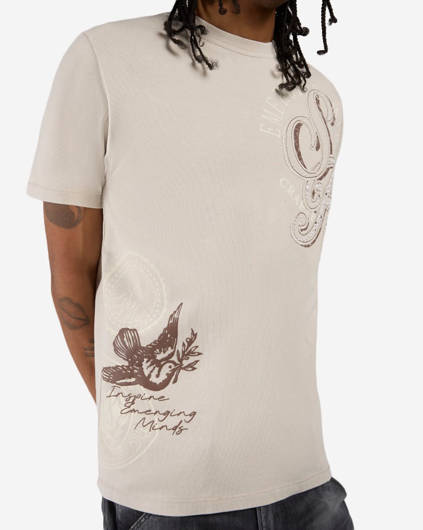 Shop Smoke Rise Visionary Tee KT26S445SN-BON cream | SNIPES USA Shop Smoke Rise Visionary Tee KT26S445SN-BON cream | SNIPES USA