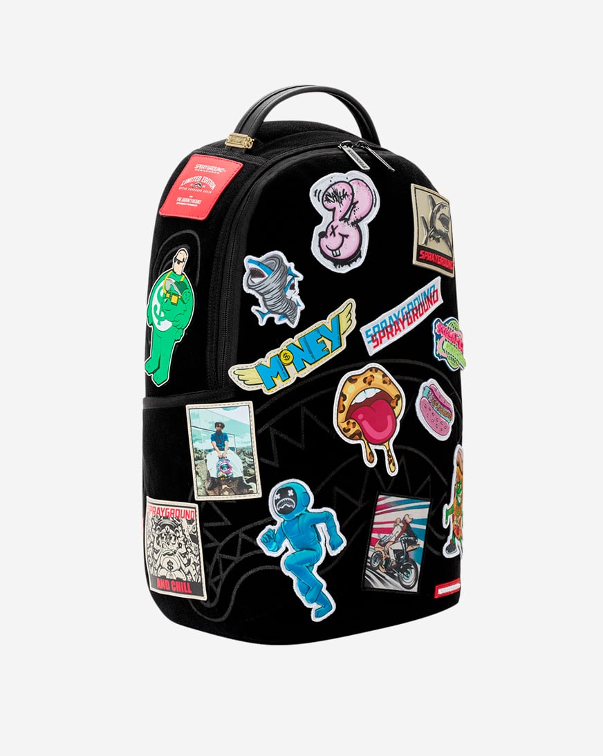 ViperRoomリストバンド.Abunch缶ケース.ジャックスパロウスシール Shop Sprayground Velcro Patch Stickers Backpack B9260 multi